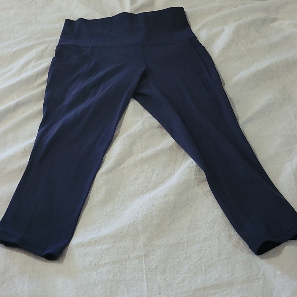 Athleta Situation Stash Pocket  Tight  Navy  Size XSP